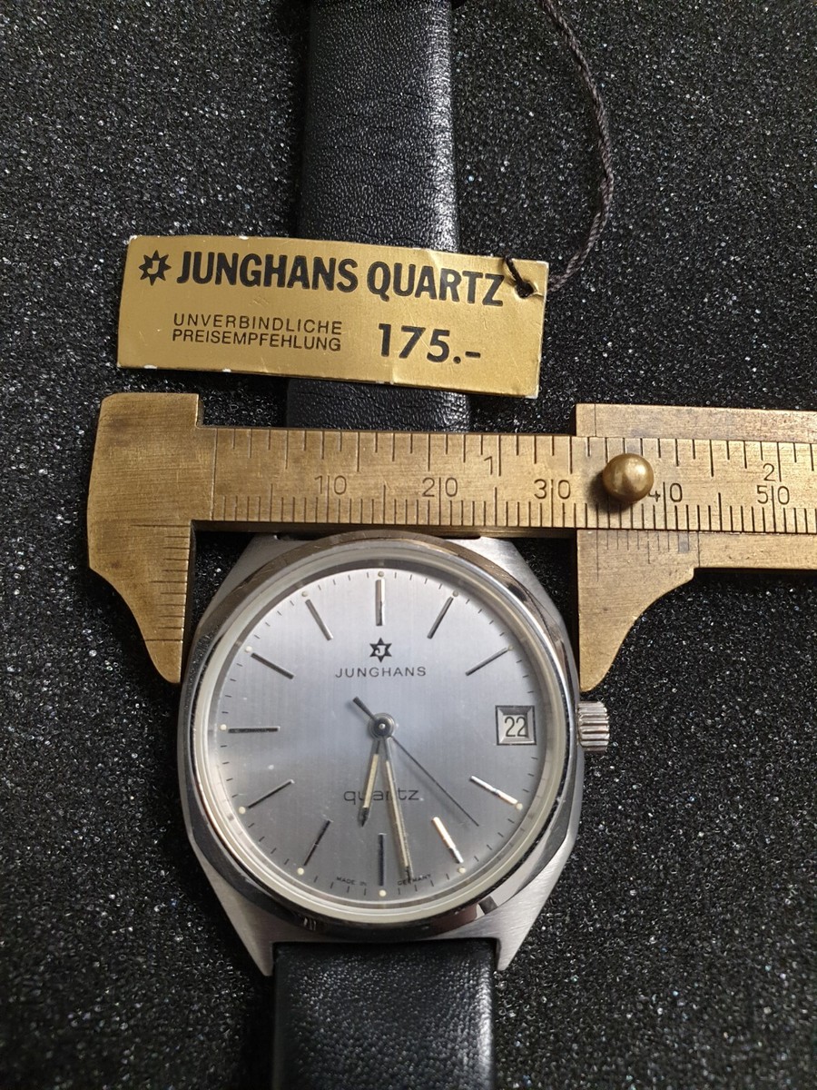 Junghans Damenuhr Gold Armbanduhr Junghans Quartz Alt Junghans Herrenuhr  Damenuhr Quartz Ref 020/4060 Vintage Armbanduhr