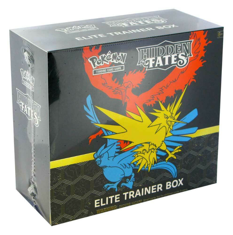 Pokemon Hidden Fates Elite Trainer Box ETB Sun & Moon New SEALED