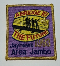 Jayhawk Area  Council JCP 1993 National Jamboree Boy Scout Patch RC5