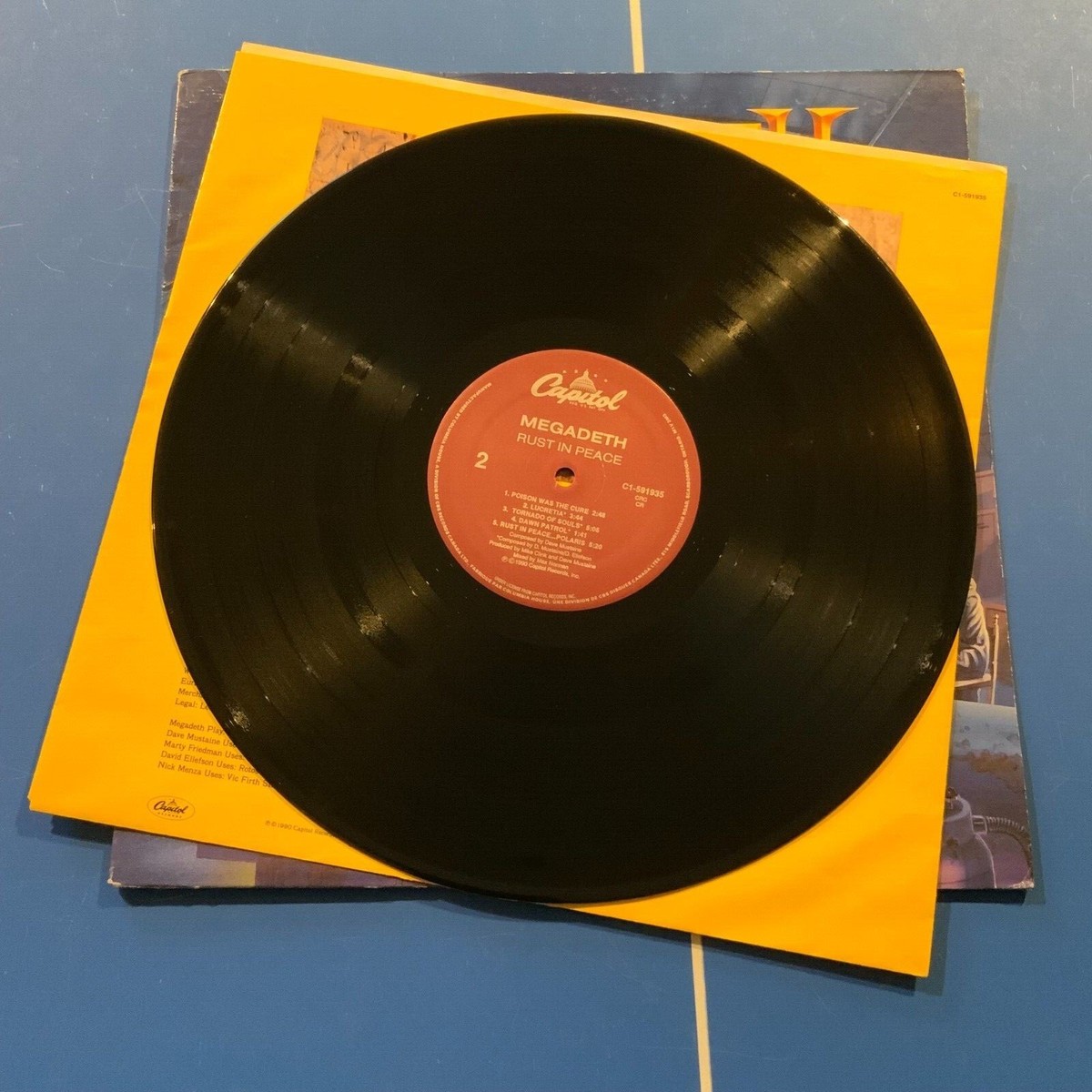 Megadeth – Rust In Peace LP (1990) Capitol Records – C1