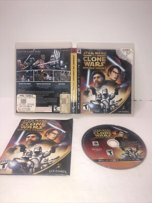 STAR WARS THE CLONE WARS REPUBLIC HEROES (Sony PS3 PlayStation 3 2009) Complete