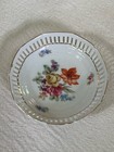 Bavaria Schumann Hand Painted Pierced Edge Floral Design — photo 1