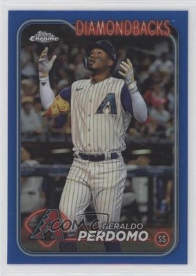 2024 Topps Chrome Blue Refractor 106/150 Geraldo Perdomo #288 0c6