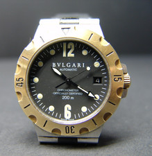 Bulgari Bvlgari Chronometer DIAGONO Pro Watch orologio da polso acciaio inossidabile/oro