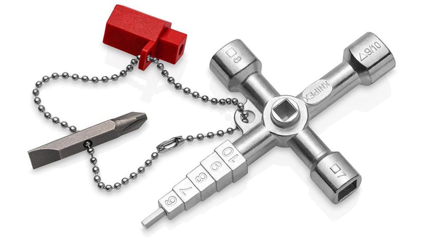 Multifunction key for twinkey 00 11 04 control cabinets