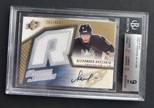 2005-06 SPx Jersey #/499 Alexander Ovechkin #190 BGS 9 Rookie Auto RC