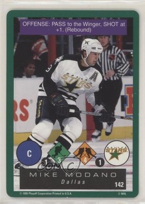 1995-96 Playoff One on One Challenge Mike Modano #142 HOF 5ui