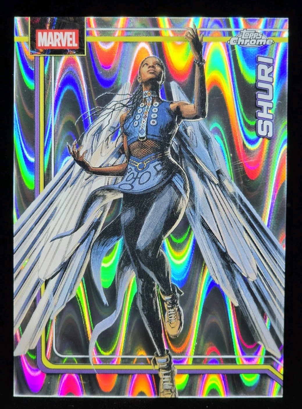 2026 Topps Chrome Marvel Shuri RayWave #154