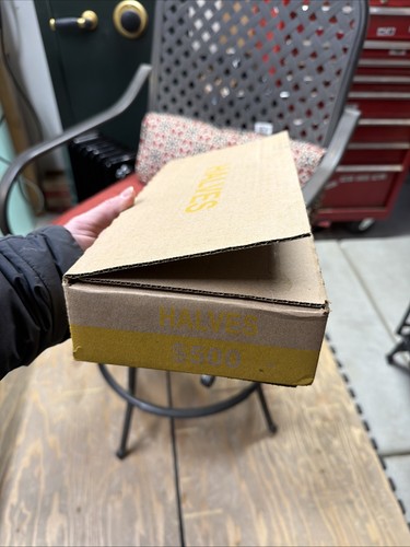 Empty Half Dollar Box (No Coins) 50 Cent Storage Box Holds $500 In Rolled Halves