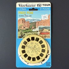 View Master 3D Tour Pikes Peak Colorado Springs Area 1992 3 Reels SEALED 5050