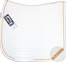 ESKADRON Cotton Schabracke white, einer Kordel in lightorange