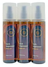 NEW Bath Body Works Lot of 3 Bottles Rich Espresso Perfume Mist Spray 6 oz