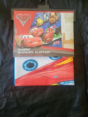 Disney Pixar Cars 2 Fabric Shower Curtain