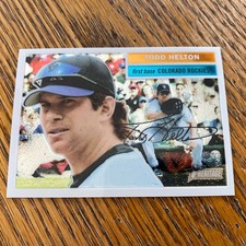 2005 Topps Heritage #THC6 Todd Helton Chrome #/1956