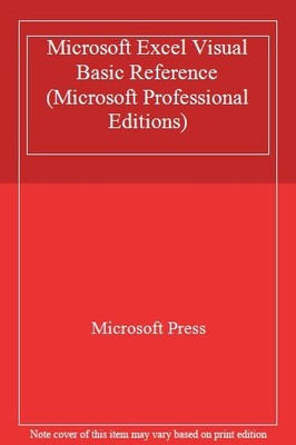 Microsoft Excel Visual Basic Reference (Microsoft Professional E
