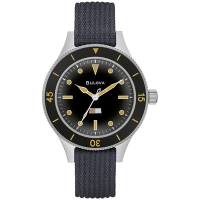 Bulova Mil Ships Archive Series Black Dial Automatic Diver Watch 98A266