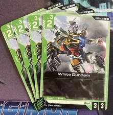 GD02 Gundam Dual Impact White Gundam GD02-032 C Playset Of 4 