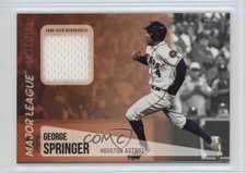 2019 Topps Update Major League Material George Springer #MLM-GS 07cc