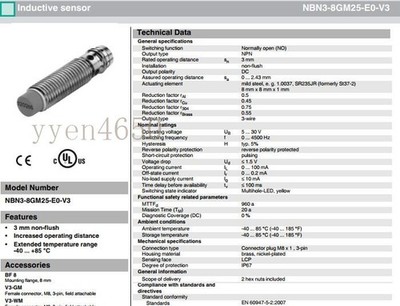 Original Proximity Switch NBN3-8GM25-E0-V3 Inductive Sensor #iv