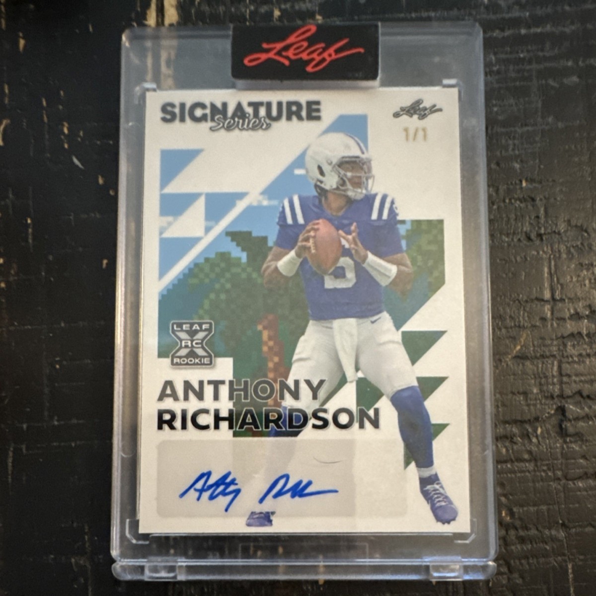 Leaf Signature Series Anthony Richardson Rookie 1/1 Leaf Signature Series Anthony Richardson Rookie 1/1