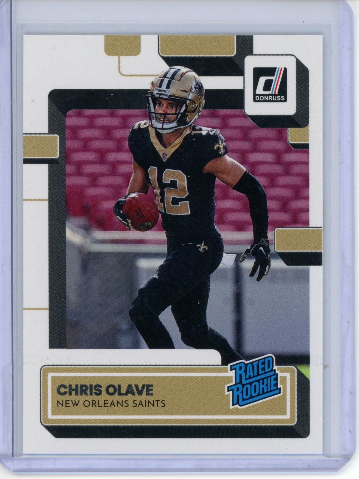 2022 Panini Donruss - #309 Chris Olave (RC) Rated Rookie New Orleans Saints