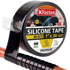 XFasten Silikon Selbstschmelzendes Band 1-Zoll x 36-Fu&szlig; (25.4mm x 10.97m