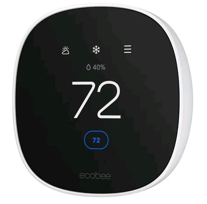 ecobee Smart Thermostat Essential - Energy Star Certified programmable Wi-Fi
Opens in a new window o
