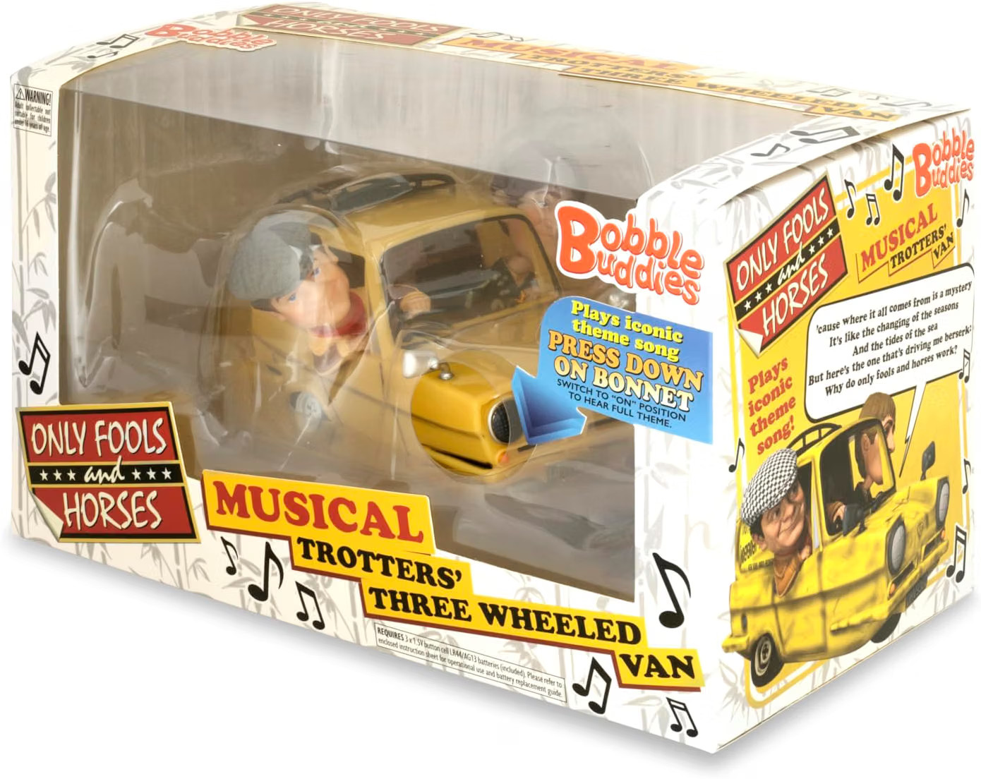 Only Fools and Horses Musical Trotters Three Wheeled Van Bobble Buddies - Image 7