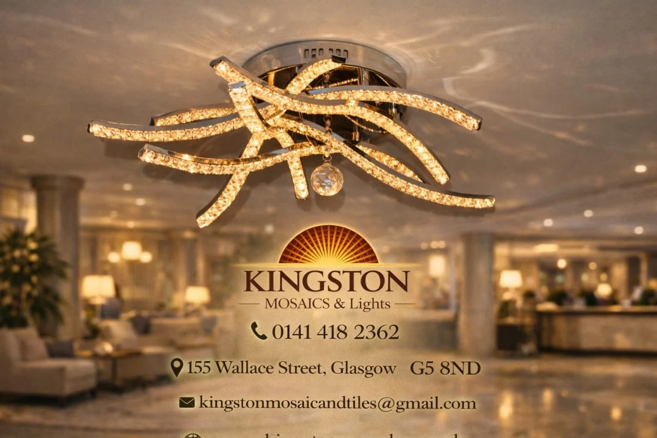 Modern Crystal LED Ceiling Light Spiral Chandelier – Luxury Chrome Finish - Picture 1 of 4