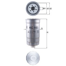 Kraftstofffilter MAHLE KC 103 für Alfa Romeo Fiat Lancia 156 Multipla Bravo I