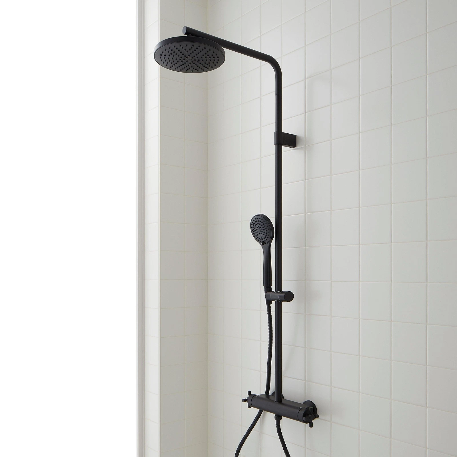 Signature Hardware 953952 Hollybrook Thermostatic Exposed Pipe Shower System