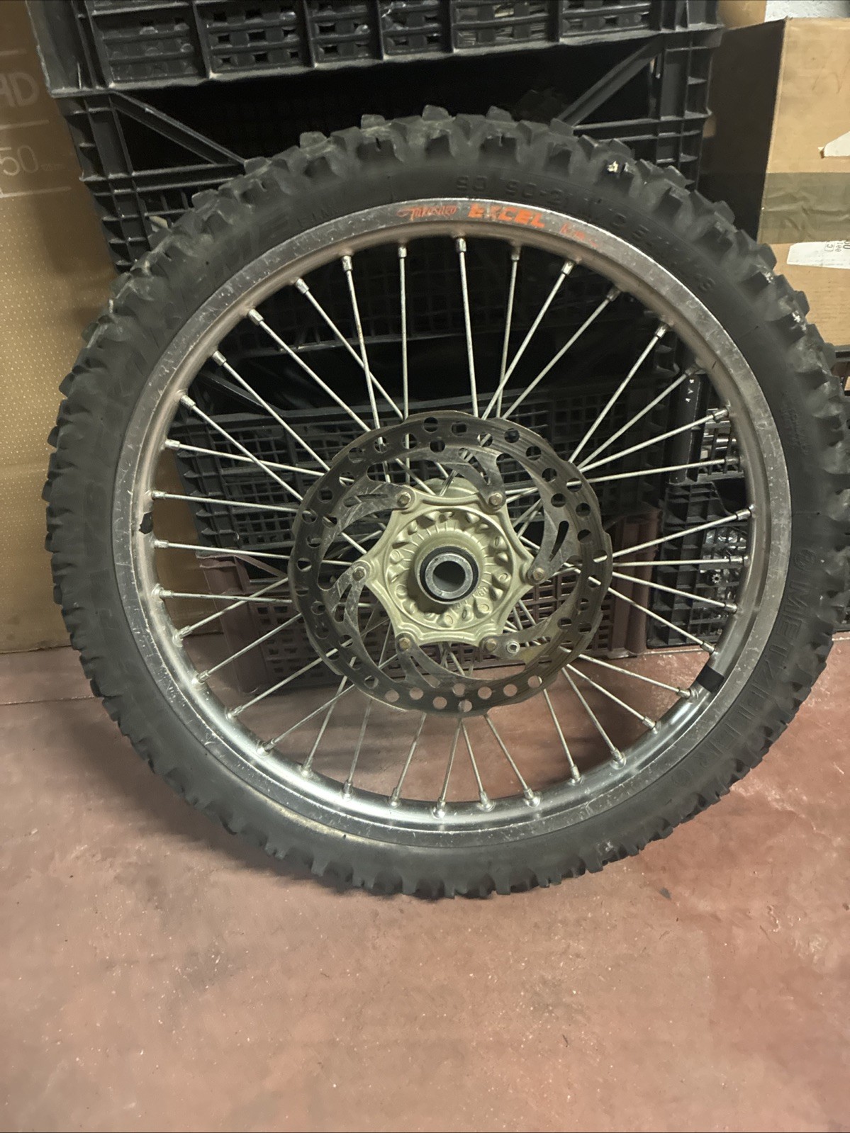Ruota Anteriore Enduro Ktm 21 Cerchio Cerchione Ktm 125 250 400 450 500 525 530