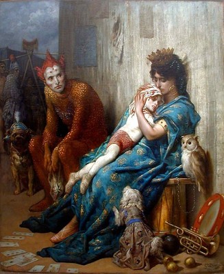 Gustave Dore The Acrobats : Archival Quality Giclée Art Print 1874