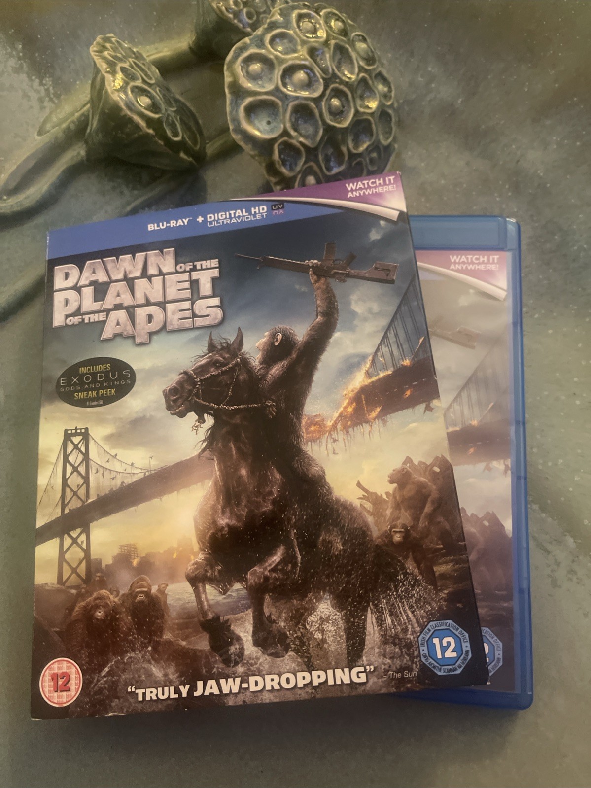 Dawn Of The Planet Of The Apes (Blu-ray, 2014) With Embossed Slip Case