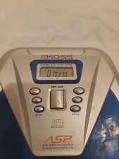 KOSS CDP4045 Portable CD Player Dynamic Bass Boost Anti Skip ASPlus Works Headph