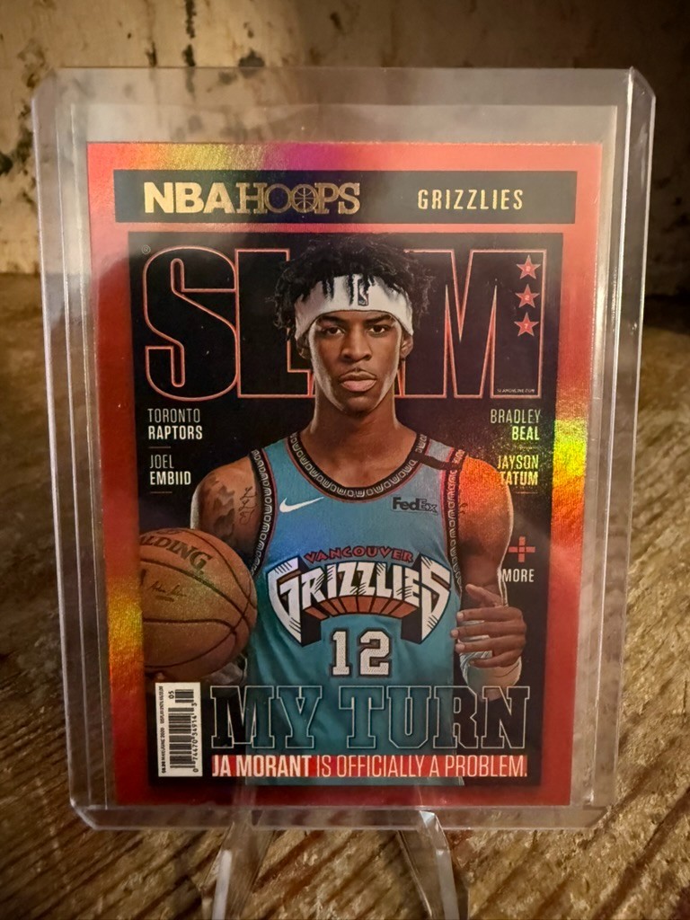 2020-21 Panini NBA Hoops - Slam Ja Morant #18 Holo Vancouver Grizzlies