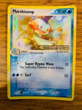 LP! Marshtomp (36/106) EX Smaragd Stamped Reverse Holo Rare Pokemon Karte!