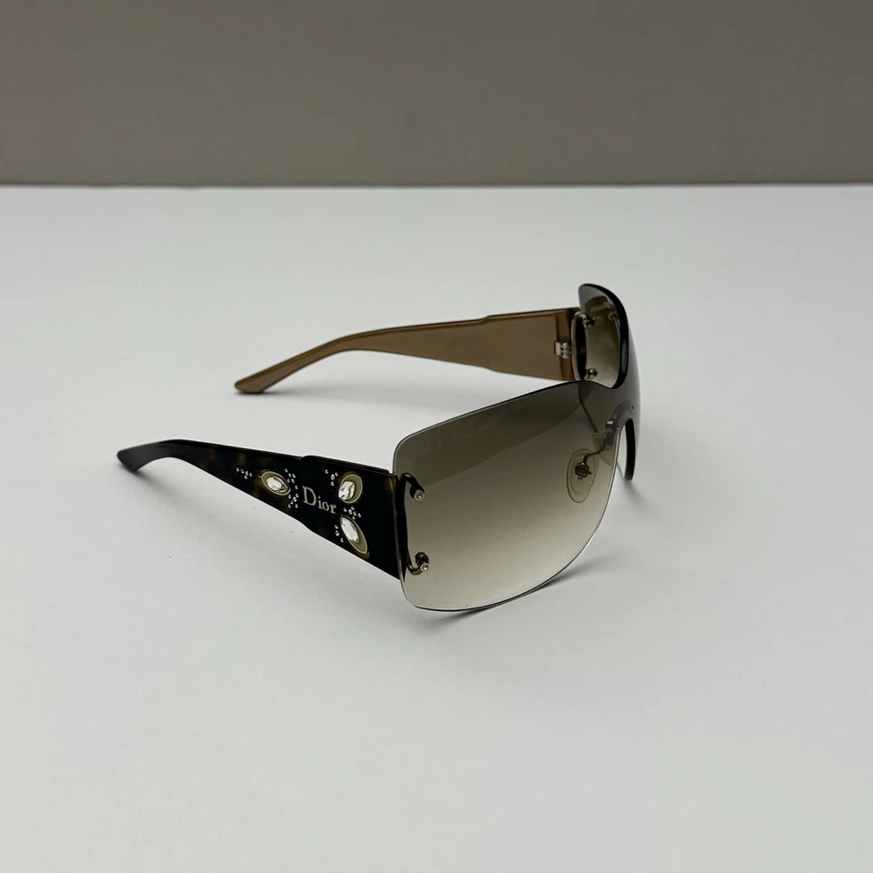 Gafas de sol Christian Dior Ethnidior 2 EMIDB 120 sin montura con joyas degradadas Italia Foto 3 de 4