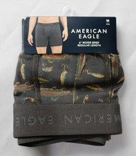 American Eagle Men's 6" Classic Boxer Briefs DH3 Multicolor Medium NWT