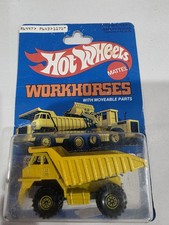 HOT WHEELS WORKHORSES SERIES CAT DUMP TRUCK No.1171 W/Protector