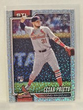 Cesar Prieto RC 2026 Topps Celebration #95 Confetti Foil St. Louis Cardinals