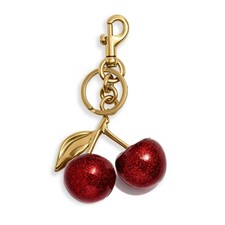 Cherry Bag Charm Keychain for Women - Purse Accessory