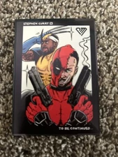 Stephen Curry Pocket Mountz Canvas Marketing 2/30 Deadpool Wolverine Twin Colts