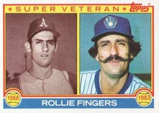 Rollie Fingers 1983 Topps 36 Baseball Card
