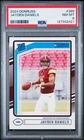 2024 PANINI DONRUSS #389 JAYDEN DANIELS ROOKIE RC PSA 8