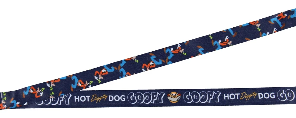 Disney Hot Diggity Perro Goofy Cordón con Porta Insignia de Identificación Transparente y Dije de Goma Foto 3 de 4