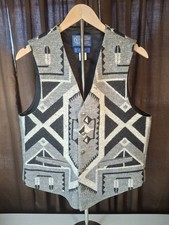 VTG Pendleton High Grade Western Wear Wool Vest Men s Aztec Southwest US sz 40