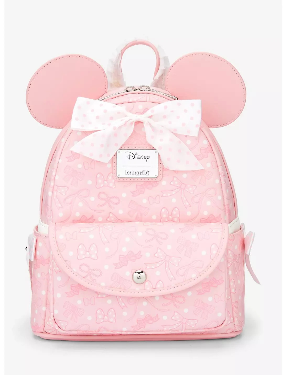 Loungefly Disney Minnie Mouse Debossed Bows Mini Backpack