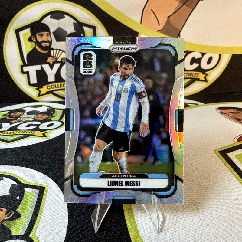 LIONEL MESSI 2026 Prizm FIFA World Cup #10 SILVER PRIZM Argentina