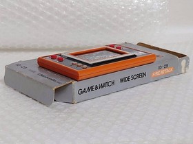 ++Poor Condition Nintendo GAME&WATCH WIDE SCREEN FIRE ATTACK ID-29 Game Wide